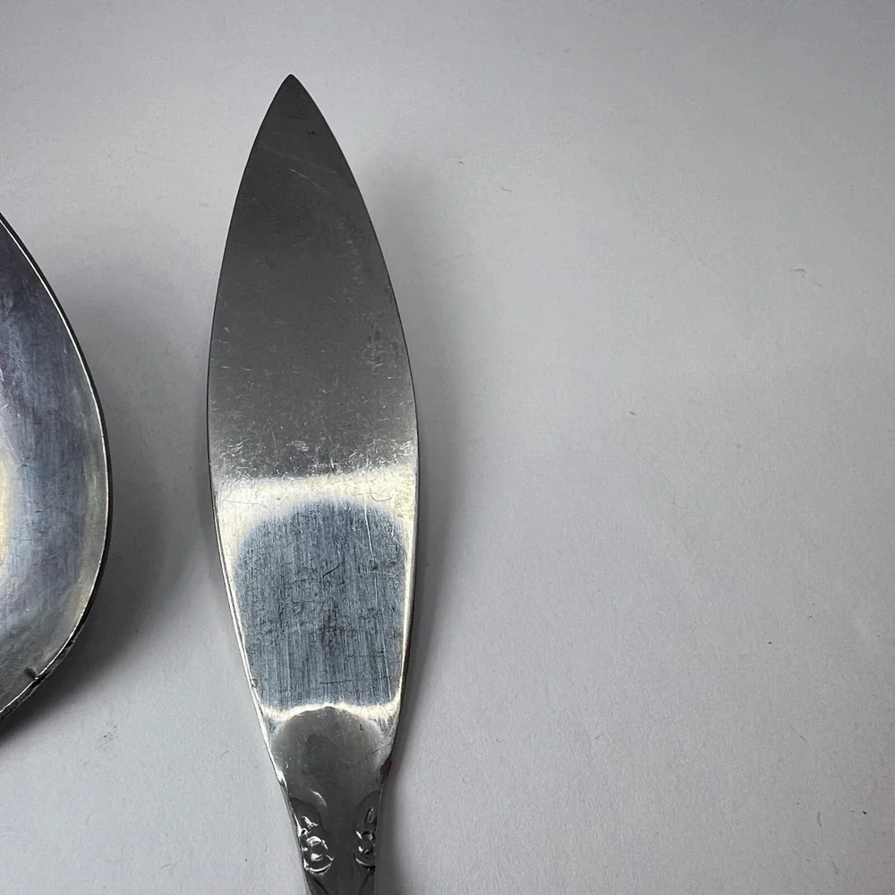 Oneida Northland Butter Knife Sugar Spoon Oval Bowl Stainless Royal Ballad Korea